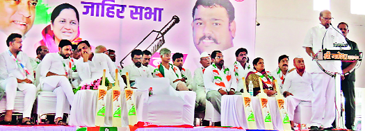 Lok Sabha Election 2019 Government has power; Step down: Sharad Pawar | Lok Sabha Election 2019 सरकारला सत्तेची मस्ती; पायउतार करा : शरद पवार Lok Sabha Election 2019 Government has power; Step down: Sharad Pawar | Lok Sabha Election 2019 सरकारला सत्तेची मस्ती; पायउतार करा : शरद पवार