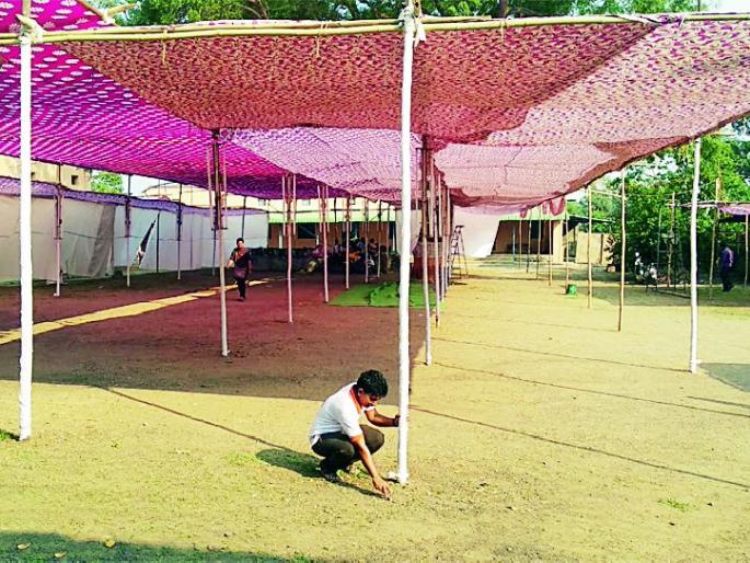 The final phase of preparation for the Friends Meeting ceremony at Paradham Ashram | परमधाम आश्रमात मित्र मिलन सोहळ्याची तयारी अंतिम टप्प्यात The final phase of preparation for the Friends Meeting ceremony at Paradham Ashram | परमधाम आश्रमात मित्र मिलन सोहळ्याची तयारी अंतिम टप्प्यात