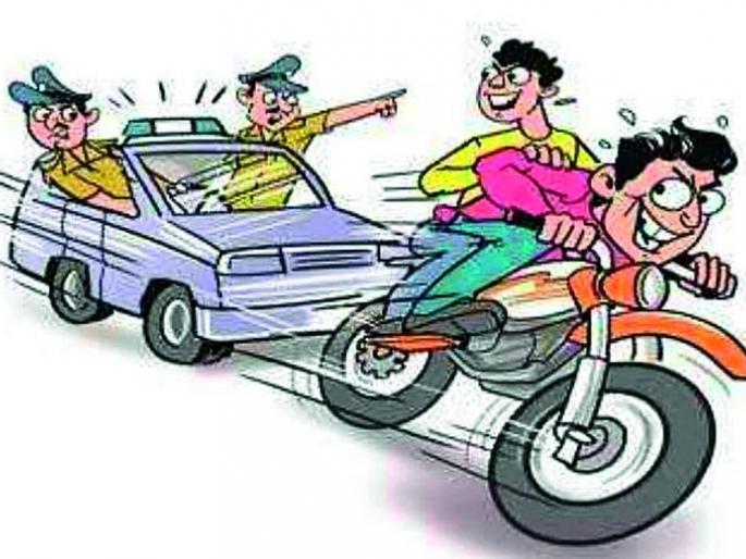 The officer's two-wheeler was stolen from police station | अंमलदाराची दुचाकी चक्क ठाण्यातून पळविली The officer's two-wheeler was stolen from police station | अंमलदाराची दुचाकी चक्क ठाण्यातून पळविली