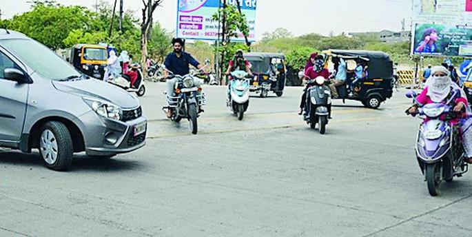 The traffic on the merchant points was 'like' | मर्च्युरी पॉर्इंटवरील वाहतूक ‘जैसे थे’