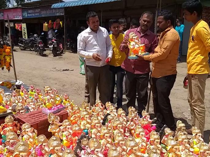  Welcome to Ganeshaya in Dindori taluka | दिंडोरी तालुक्यात गणरायाचे स्वागत