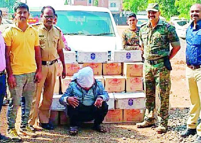 Seventy-three millions of liquor seized | पावणेतीन लाखांची दारू जप्त Seventy-three millions of liquor seized | पावणेतीन लाखांची दारू जप्त
