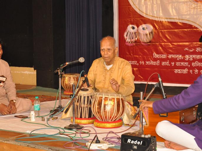 Gulwadi's announcement concludes with 'Tabla Shilla' | गुलवडी यांच्या वादनाने ‘तबला चिल्ला’चा समारोप Gulwadi's announcement concludes with 'Tabla Shilla' | गुलवडी यांच्या वादनाने ‘तबला चिल्ला’चा समारोप