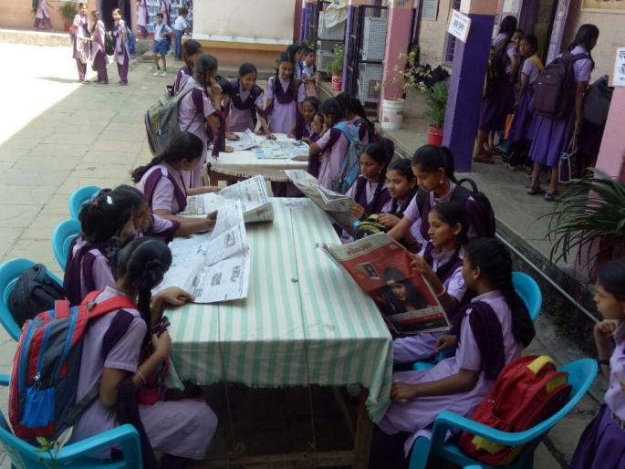Opening the library for the intellectual development of the students! | विद्यार्थ्यांच्या बौद्धिक विकासासाठी साताऱ्यात खुलं वाचनालय !