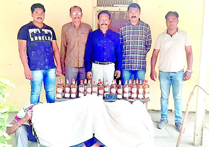 MP fake liquor confiscated in the face of elections | निवडणुकीच्या तोंडावर एमपी बनावटीची दारू जप्त