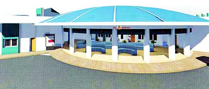 Sailou's state-of-the-art bus stand from a fund of Rs. 3 crores | तीन कोटी रुपयांच्या निधीतून सेलूत अत्याधुनिक बसस्थानक