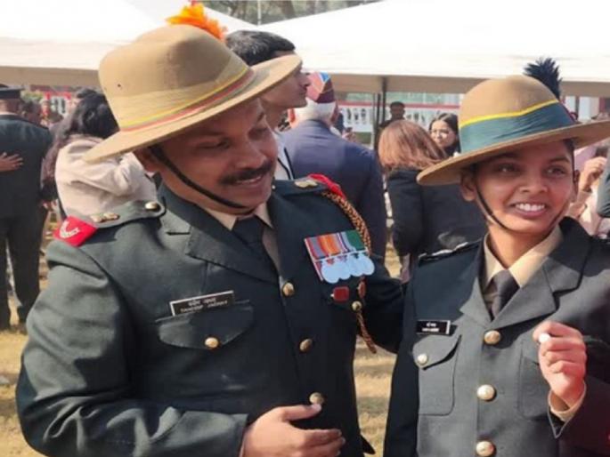 The first woman officer to complete her training at the Sai Jadhav Indian Military Academy in Kolhapur in the last 93 years | कोल्हापूरच्या सई जाधवची कामगिरी, भारतीय सैन्य अकादमीतून उत्तीर्ण पहिली महिला अधिकारी The first woman officer to complete her training at the Sai Jadhav Indian Military Academy in Kolhapur in the last 93 years | कोल्हापूरच्या सई जाधवची कामगिरी, भारतीय सैन्य अकादमीतून उत्तीर्ण पहिली महिला अधिकारी