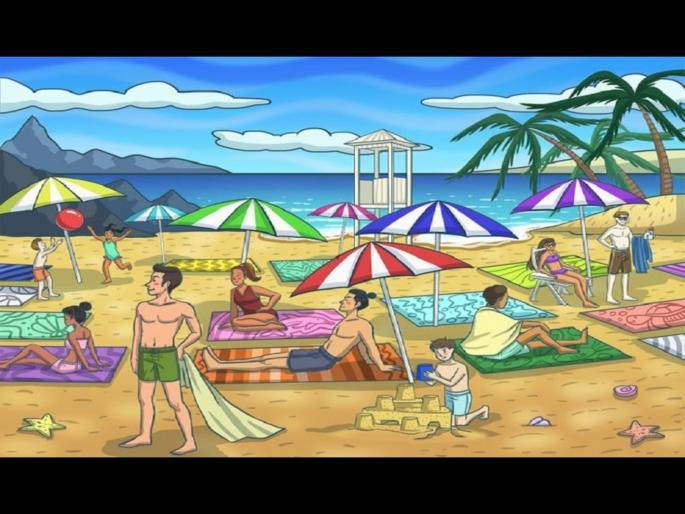 Optical illusion : spot the dolphin at the beach of sea in this picture | Optical Illusion: या फोटोत लपली आहे एक डॉल्फिन, शोधून शोधून थकले लोक, तुम्हीही ट्राय करा.... Optical illusion : spot the dolphin at the beach of sea in this picture | Optical Illusion: या फोटोत लपली आहे एक डॉल्फिन, शोधून शोधून थकले लोक, तुम्हीही ट्राय करा....