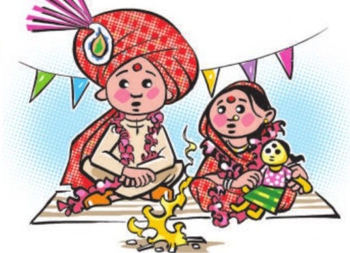 15-year-old girl, 18-year-old boy child marriage in Nagpur | १५ ची मुलगी, १८ चा मुलगा, तरी चढविले बाेहल्यावर 15-year-old girl, 18-year-old boy child marriage in Nagpur | १५ ची मुलगी, १८ चा मुलगा, तरी चढविले बाेहल्यावर