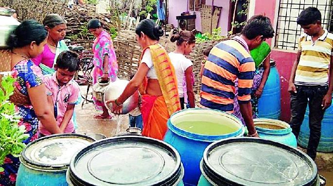 Water shortage in 27 villages in Chimur | चिमूरमध्ये २७ गावात पाणीटंचाई