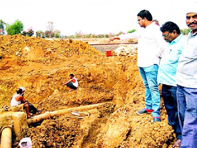 The head of the municipality of jam supply water | ठप्प पाणी पुरवठ्याची नगराध्यक्षांनी घेतली दखल The head of the municipality of jam supply water | ठप्प पाणी पुरवठ्याची नगराध्यक्षांनी घेतली दखल