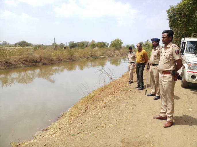 Palkhed left bank canal started in police custody | पोलीस बंदोबस्तात पालखेड डाव्या कालव्याला विसर्ग सुरु Palkhed left bank canal started in police custody | पोलीस बंदोबस्तात पालखेड डाव्या कालव्याला विसर्ग सुरु