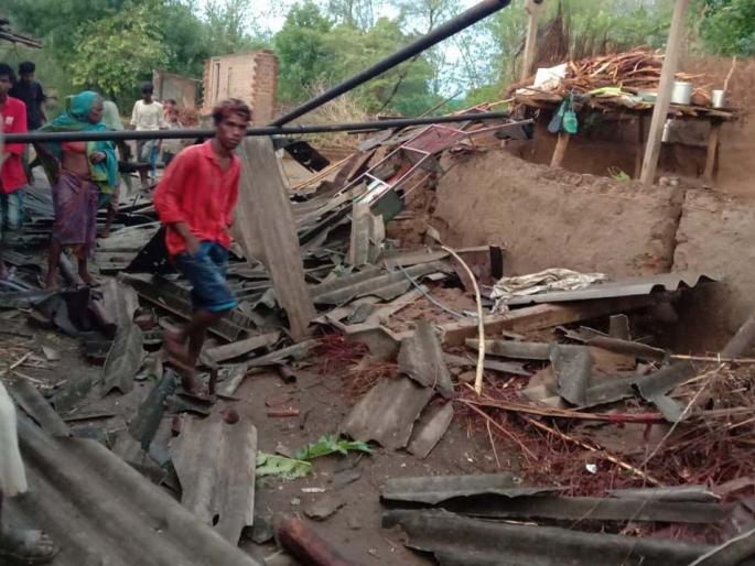 Damaged mode and Sonwal area numb | नुकसानीने मोड व सोनवल परिसर सुन्न