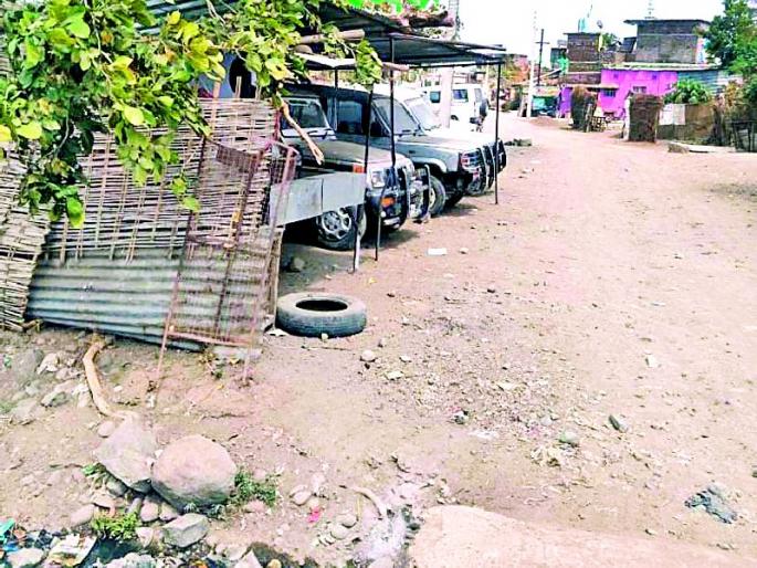 Encroachment at the place of Ga'than | गावठाणच्या जागेवर अतिक्रमण