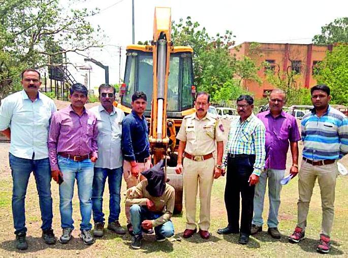 JCB robbery arrested | जेसीबी चोरट्याला अटक