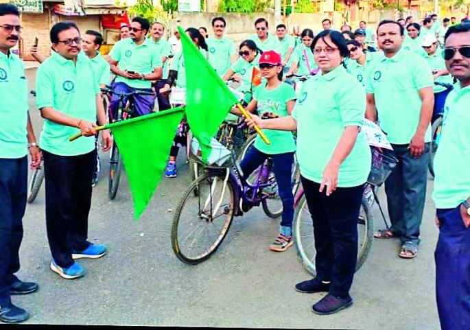 Bicycle Rally Through Nima Organization | निमा संघटनेच्यावतीने सायकल रॅली Bicycle Rally Through Nima Organization | निमा संघटनेच्यावतीने सायकल रॅली