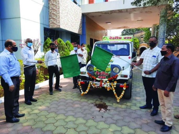 Launch of Maharashim Abhiyan in Buldana district | बुलडाणा जिल्ह्यात महारेशीम अभियानाला सुरूवात Launch of Maharashim Abhiyan in Buldana district | बुलडाणा जिल्ह्यात महारेशीम अभियानाला सुरूवात