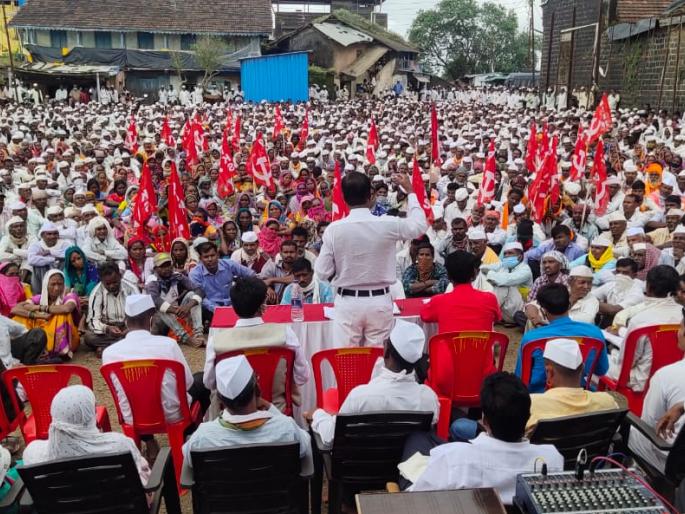 Kisan Sabha Morcha at Tehsil Office! | किसान सभेचा तहसील कार्यालयावर मोर्चा !