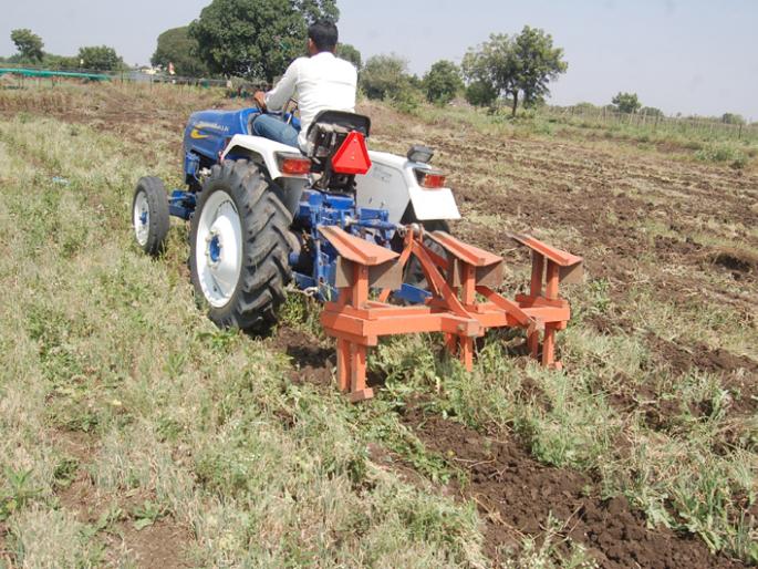Farmers revolted on onion tractor, risk of crops due to lack of rain in Solapur district | शेतकºयाने कांद्यावर फिरविला ट्रॅक्टर, सोलापूर जिल्ह्यात पावसाअभावी पिके धोक्यात Farmers revolted on onion tractor, risk of crops due to lack of rain in Solapur district | शेतकºयाने कांद्यावर फिरविला ट्रॅक्टर, सोलापूर जिल्ह्यात पावसाअभावी पिके धोक्यात