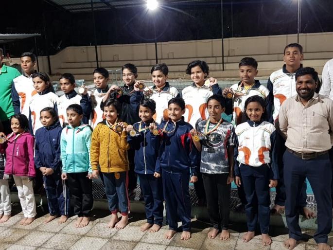 The success of Bhosla players in the tournament | ेजलतरण स्पर्धेत भोसलाच्या खेळाडूंचे यश The success of Bhosla players in the tournament | ेजलतरण स्पर्धेत भोसलाच्या खेळाडूंचे यश