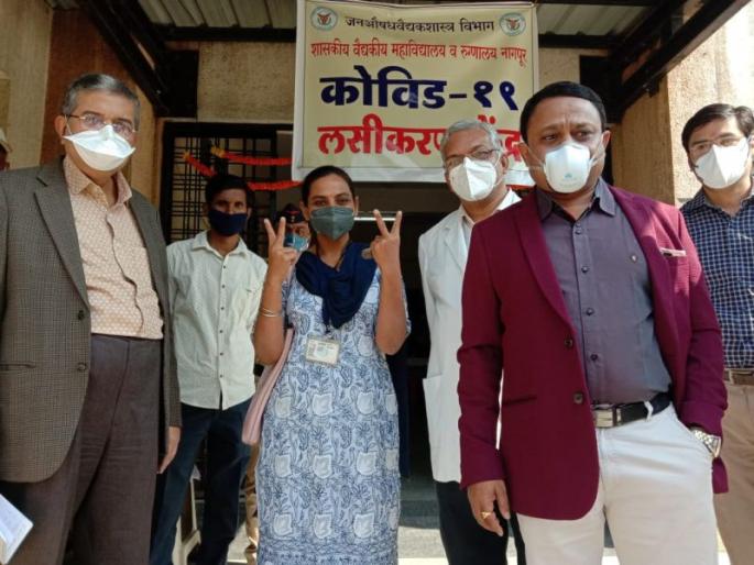 Corona preventive vaccine filed in Vidarbha; Start vaccination | कोरोना प्रतिबंधक लस विदर्भात दाखल; लसीकरणास प्रारंभ
