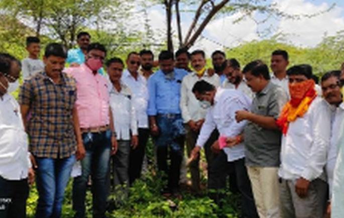 Bhumi Pujan of Jalkumbha at Songir | सोनगीर येथे जलकुंभाचे भूमिपूजन Bhumi Pujan of Jalkumbha at Songir | सोनगीर येथे जलकुंभाचे भूमिपूजन