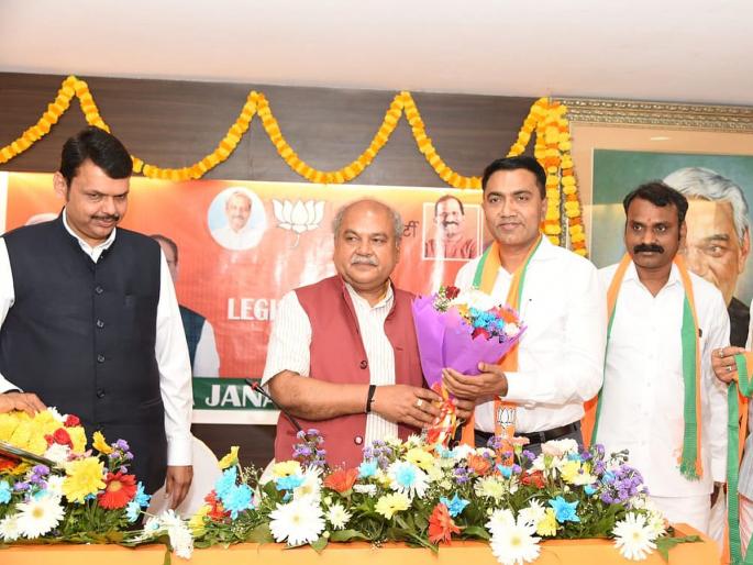 Pramod Sawant is again the Chief Minister of Goa; BJP claims to form government | Pramod Sawant : गोव्यात पुन्हा प्रमोद सावंतच मुख्यमंत्री; भाजपकडून सरकार स्थापनेचा दावा Pramod Sawant is again the Chief Minister of Goa; BJP claims to form government | Pramod Sawant : गोव्यात पुन्हा प्रमोद सावंतच मुख्यमंत्री; भाजपकडून सरकार स्थापनेचा दावा