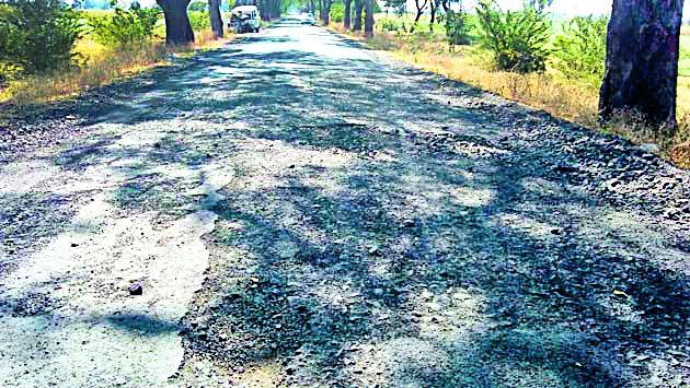 The potholes on the road still persisted | रस्त्यावरील खड्डे अजूनही कायम The potholes on the road still persisted | रस्त्यावरील खड्डे अजूनही कायम