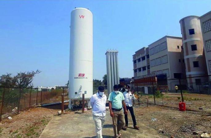 6 KL oxygen available for Buldana district | बुलडाणा जिल्ह्यासाठी ६ केएल ऑक्सिजन उपलब्ध