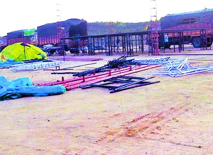 Preparations for Ramdev Baba Yoga | रामदेवबाबाच्या योग प्रशिक्षणाची तयारी Preparations for Ramdev Baba Yoga | रामदेवबाबाच्या योग प्रशिक्षणाची तयारी