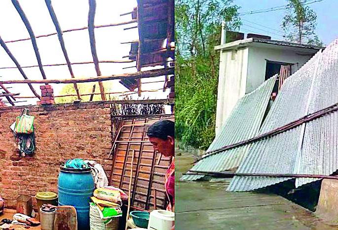 Charmoshi and Thore Storm Storm | चामोर्शी व घोटला वादळाचा तडाखा Charmoshi and Thore Storm Storm | चामोर्शी व घोटला वादळाचा तडाखा