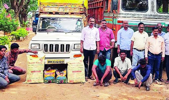 Underground quality seized | निकृष्ट दर्जाचे खत जप्त