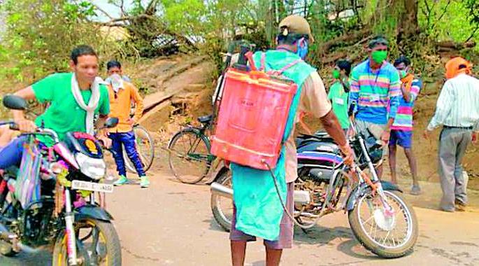 Access only after sterilization | निर्जंतुकीकरणानंतरच प्रवेश Access only after sterilization | निर्जंतुकीकरणानंतरच प्रवेश