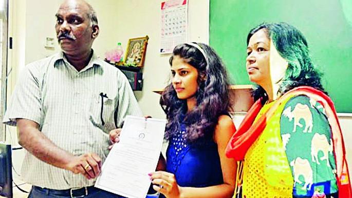 Tejaswini Patel is the second in the State Examination in Steno | स्टेनो परीक्षेत तेजस्विनी पटले राज्यात द्वितीय