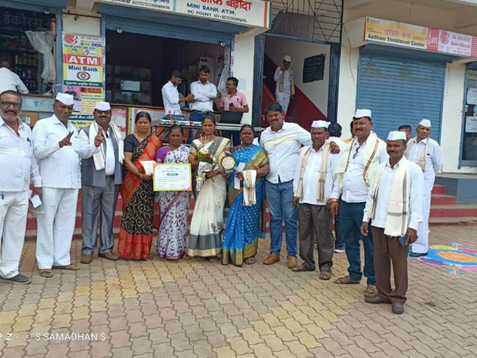 District level award to Janori Gram Panchayat | जानोरी ग्रामपंचायतीला जिल्हास्तरीय पुरस्कार