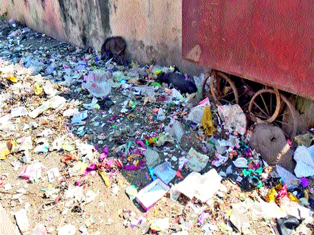 Weekend Empire in Malegaon city for weeks | मालेगाव शहरातील आठवडे बाजारामध्ये घाणीचे साम्राज्य Weekend Empire in Malegaon city for weeks | मालेगाव शहरातील आठवडे बाजारामध्ये घाणीचे साम्राज्य