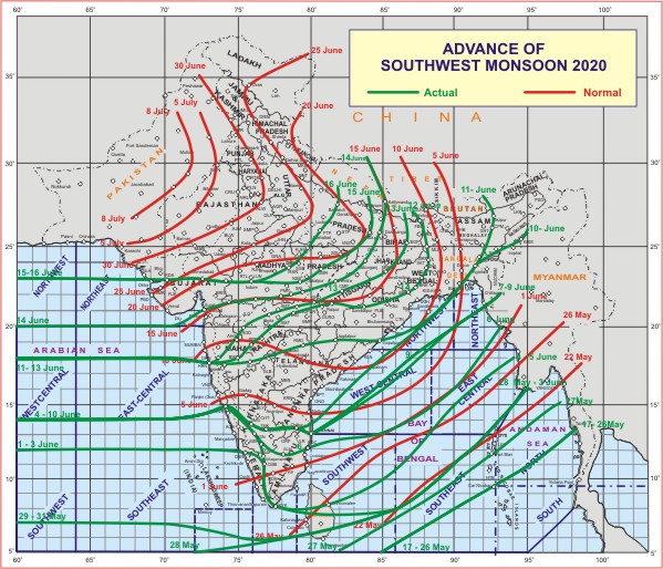 The monsoon is gaining momentum; Chance of heavy rains in Konkan including Goa | मान्सून जोर पकडतोय; गोव्यासह कोकणात अतिवृष्टीची शक्यता The monsoon is gaining momentum; Chance of heavy rains in Konkan including Goa | मान्सून जोर पकडतोय; गोव्यासह कोकणात अतिवृष्टीची शक्यता