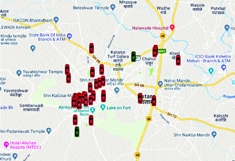 'Gps' for gamblers | घंटागाड्यांना ‘जीपीएस’
