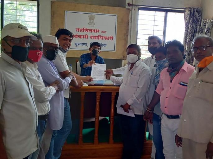 Concreting of road in Surgana stalled | सुरगाण्यातील रस्त्याचे कॉंक्रिटीकरण रखडले Concreting of road in Surgana stalled | सुरगाण्यातील रस्त्याचे कॉंक्रिटीकरण रखडले