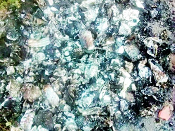 Rasa burned expired medicines at primary health sub-station | रासा प्राथमिक आरोग्य उपकेंद्रात मुदत असलेली औषधे जाळली Rasa burned expired medicines at primary health sub-station | रासा प्राथमिक आरोग्य उपकेंद्रात मुदत असलेली औषधे जाळली