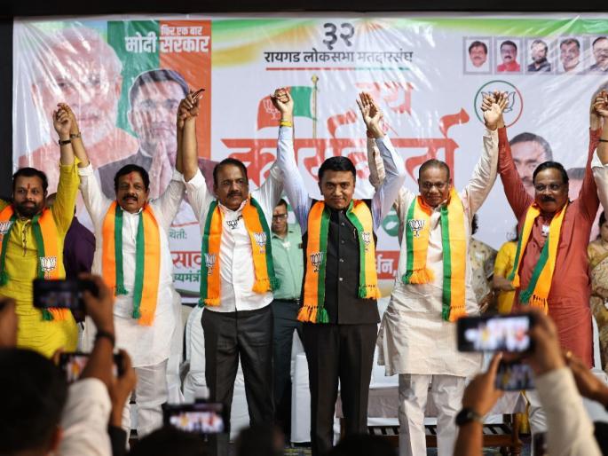 goa cm pramod sawant visited maval and pen | गोव्याच्या मुख्यमंत्र्यांचा मावळ व पेण येथे झंझावात goa cm pramod sawant visited maval and pen | गोव्याच्या मुख्यमंत्र्यांचा मावळ व पेण येथे झंझावात