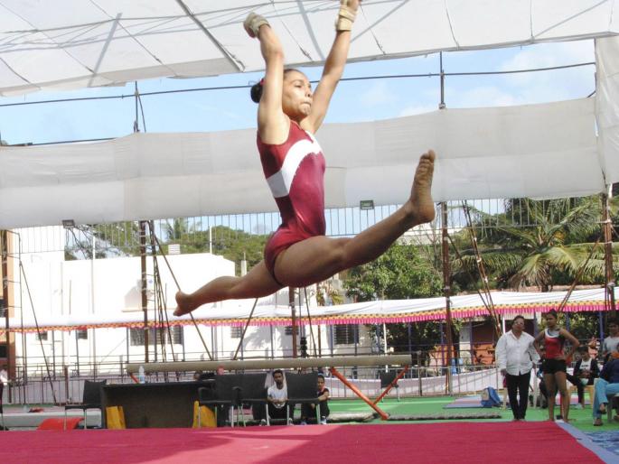State Gymnastic Competition Mumbai, Pune's Worchshma | सांगली : राज्य जिम्नॅस्टिक स्पर्धेवर मुंबई, पुण्याचा वरचष्मा  State Gymnastic Competition Mumbai, Pune's Worchshma | सांगली : राज्य जिम्नॅस्टिक स्पर्धेवर मुंबई, पुण्याचा वरचष्मा