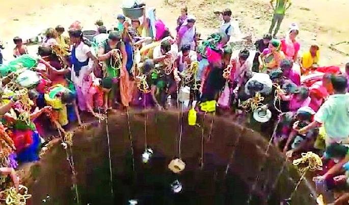 Lots of water in 40 villages in the mud | चिखलदऱ्यातील ४० गावांत पाण्यासाठी हाहाकार