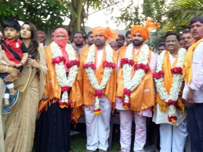 Aditya Patil as president of Cage; Vice President Saira Begum Inamdar | केज नगराध्यक्षपदी आदित्य पाटील; उपाध्यक्ष सायरा बेगम इनामदार Aditya Patil as president of Cage; Vice President Saira Begum Inamdar | केज नगराध्यक्षपदी आदित्य पाटील; उपाध्यक्ष सायरा बेगम इनामदार