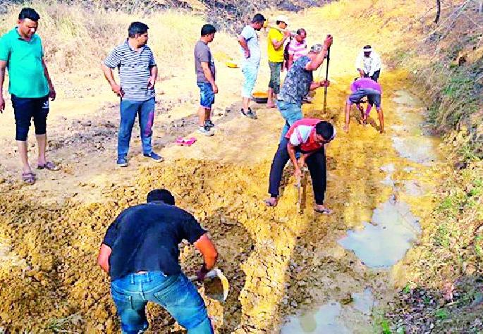 Wildfire for wildlife | वन्यजीवांसाठी जंगलात पाणवठा Wildfire for wildlife | वन्यजीवांसाठी जंगलात पाणवठा