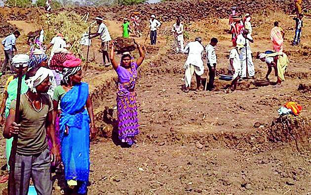 Add money to work | रोहयो कामाचे पैसे जमा करा