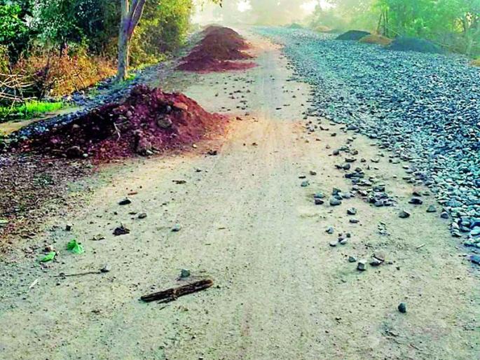 Shanda-road arjuni road becomes Khaddepur | शेंडा-सडक अर्जुनी मार्ग झाला खड्डेपूर Shanda-road arjuni road becomes Khaddepur | शेंडा-सडक अर्जुनी मार्ग झाला खड्डेपूर