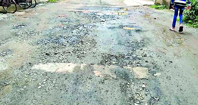 Stool in the streets in the city | शहरातील रस्त्यांना मलम्याचा मुलामा Stool in the streets in the city | शहरातील रस्त्यांना मलम्याचा मुलामा