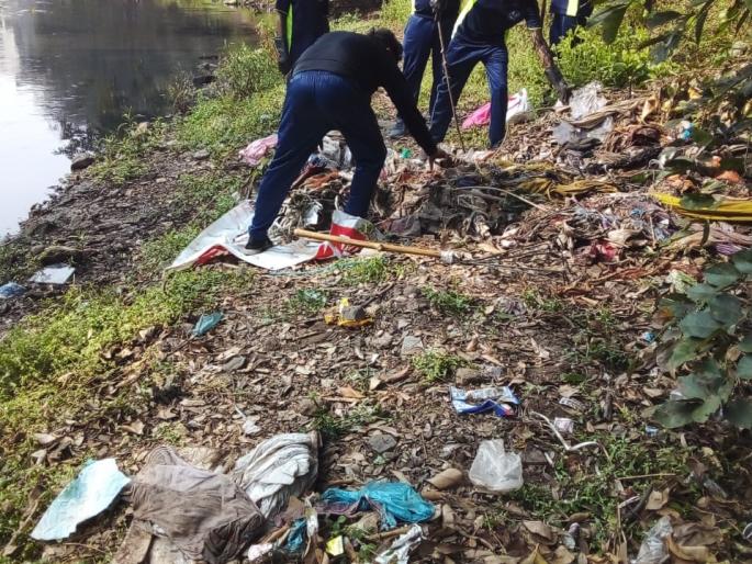 400 kg of waste was removed from Nasardi | नासर्डीतून काढला ४०० किलो कचरा