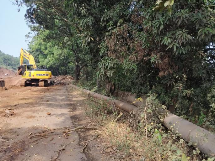 Stop digging the pipeline | पाईपलाईन खोदाईचे काम थांबवाच Stop digging the pipeline | पाईपलाईन खोदाईचे काम थांबवाच